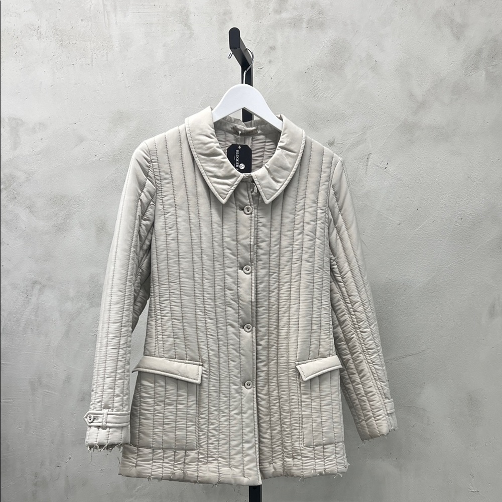 Women's Quilted Jacket - Cream